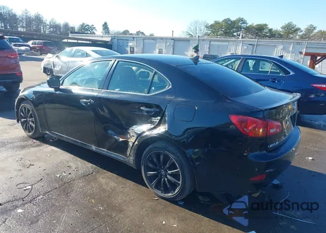 2008 Lexus Is 250 from USA, damaged, VIN JTHCK262485021409